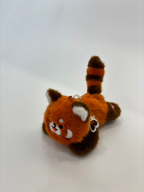 Flying panda keychain