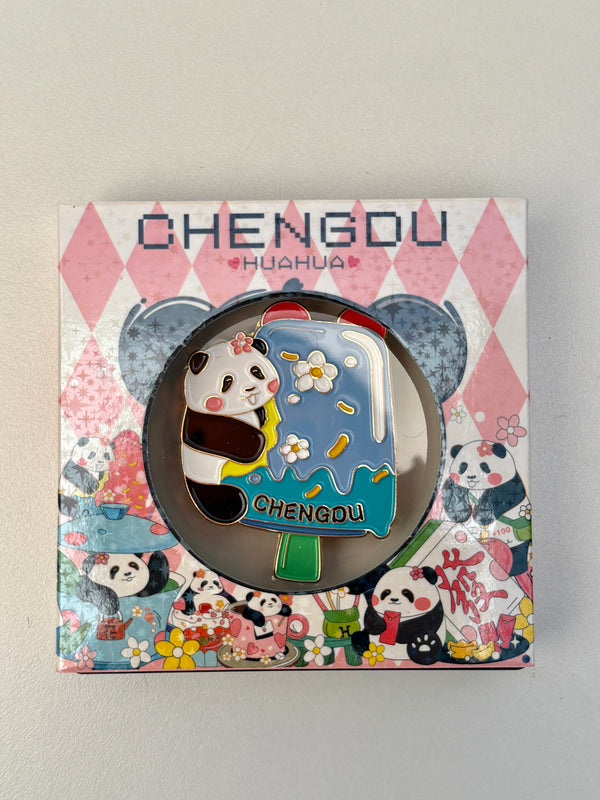 Cute panda fridge magnet