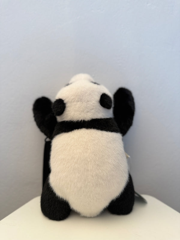 Panda pose mini backpack